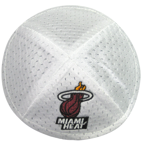 NBA Miami Heat Clip Pro Kippah kipa Yamaka Jersey Mesh Licensed Yarmulke -  Sinbad Sports Store