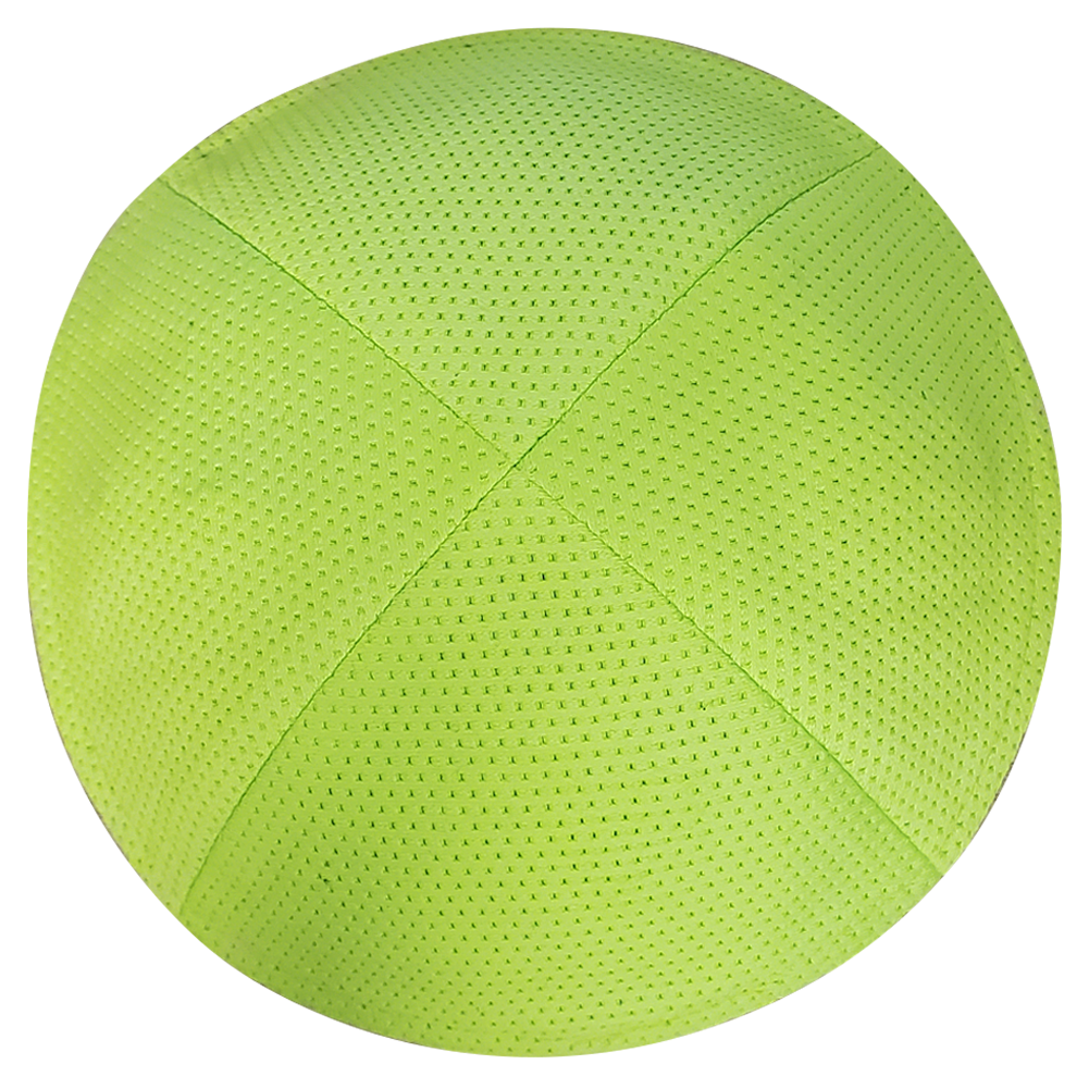 Neon Green Micro Mesh Kippah w/ Clip | Kippah & Yarmulkes | Klipped Kippahs